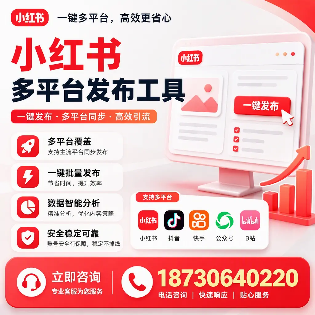 小红书多平台发布工具在 哈密 的应用与优势解析