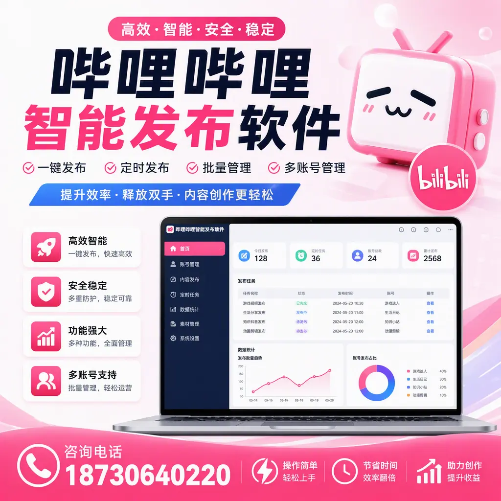 提升内容质量的秘诀:哔哩哔哩智能发布软件在 哈密 的应用